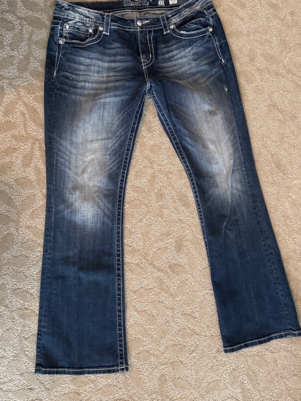 Miss Me Women's Dark Blue Boot Cut Jeans